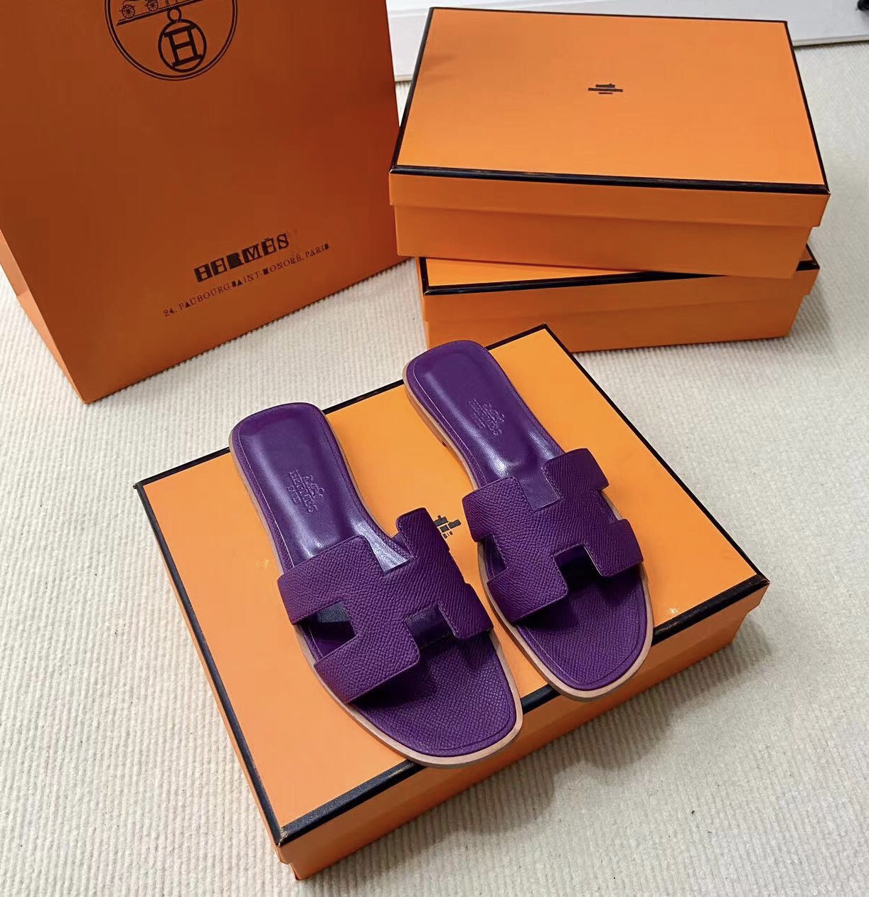 에르메스 올수공 오란 슬리퍼 샌들 앱송 98